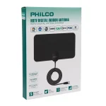 ANTENA PARA TV INTERIOR DIGITAL 5DBI FDV5335 PHILCO - Imagen 2