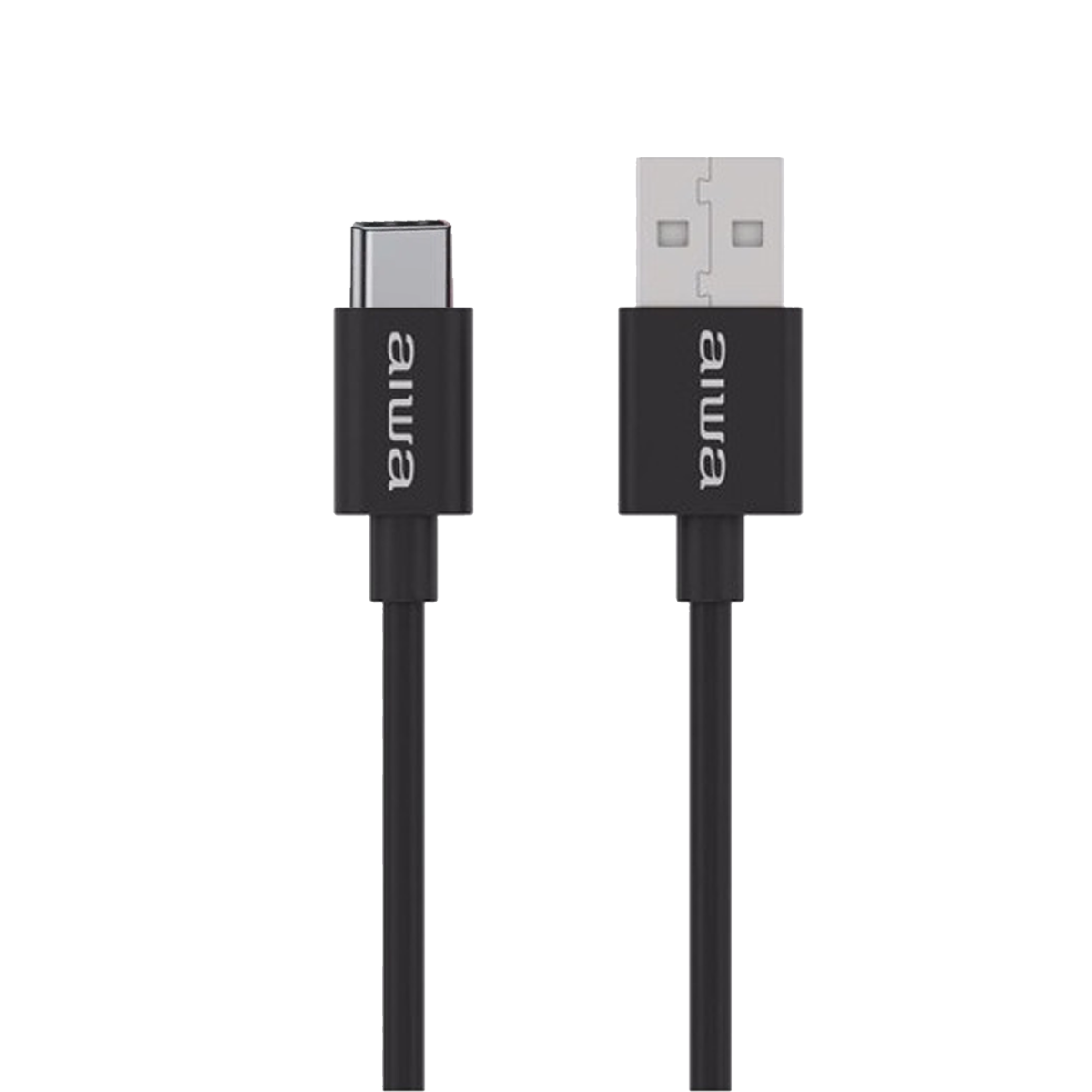 CABLE CARGADOR USB C 1.5M NEGRO AWP17221B AIWA - Imagen 1
