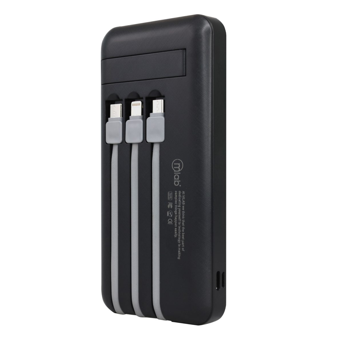 BATERIA DE RESPALDO 10000MAH 4 EN 1 STICK ENERGY 9219 MLAB - Imagen 1