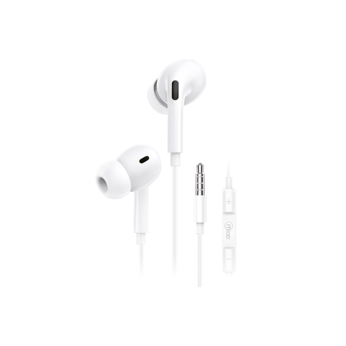 AUDIFONO MANOS LIBRES BLANCO PLUG 3.5 08976 MLAB - Imagen 2