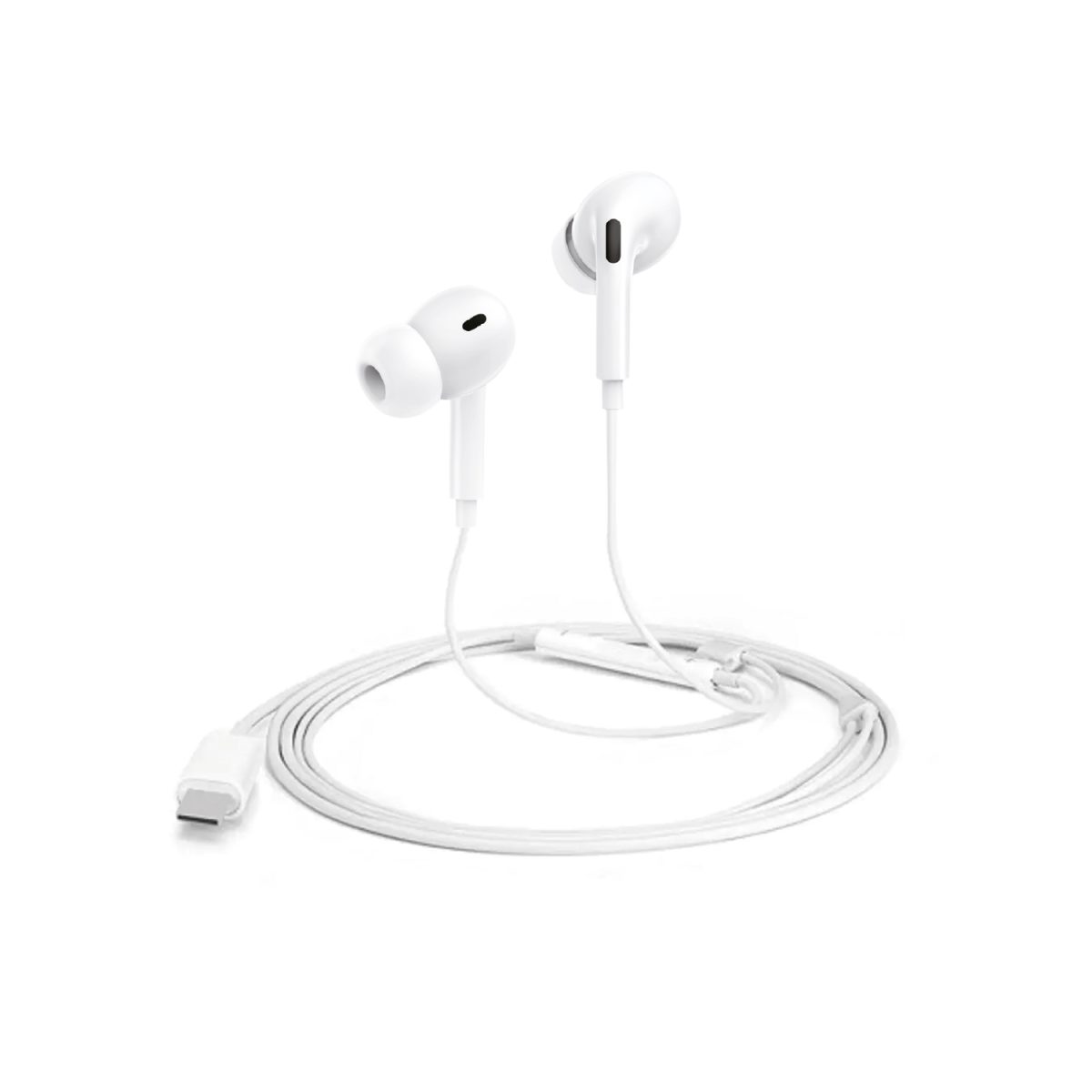 AUDIFONO MANOS LIBRES BLANCO TIPO C 8977 MLAB - Imagen 1