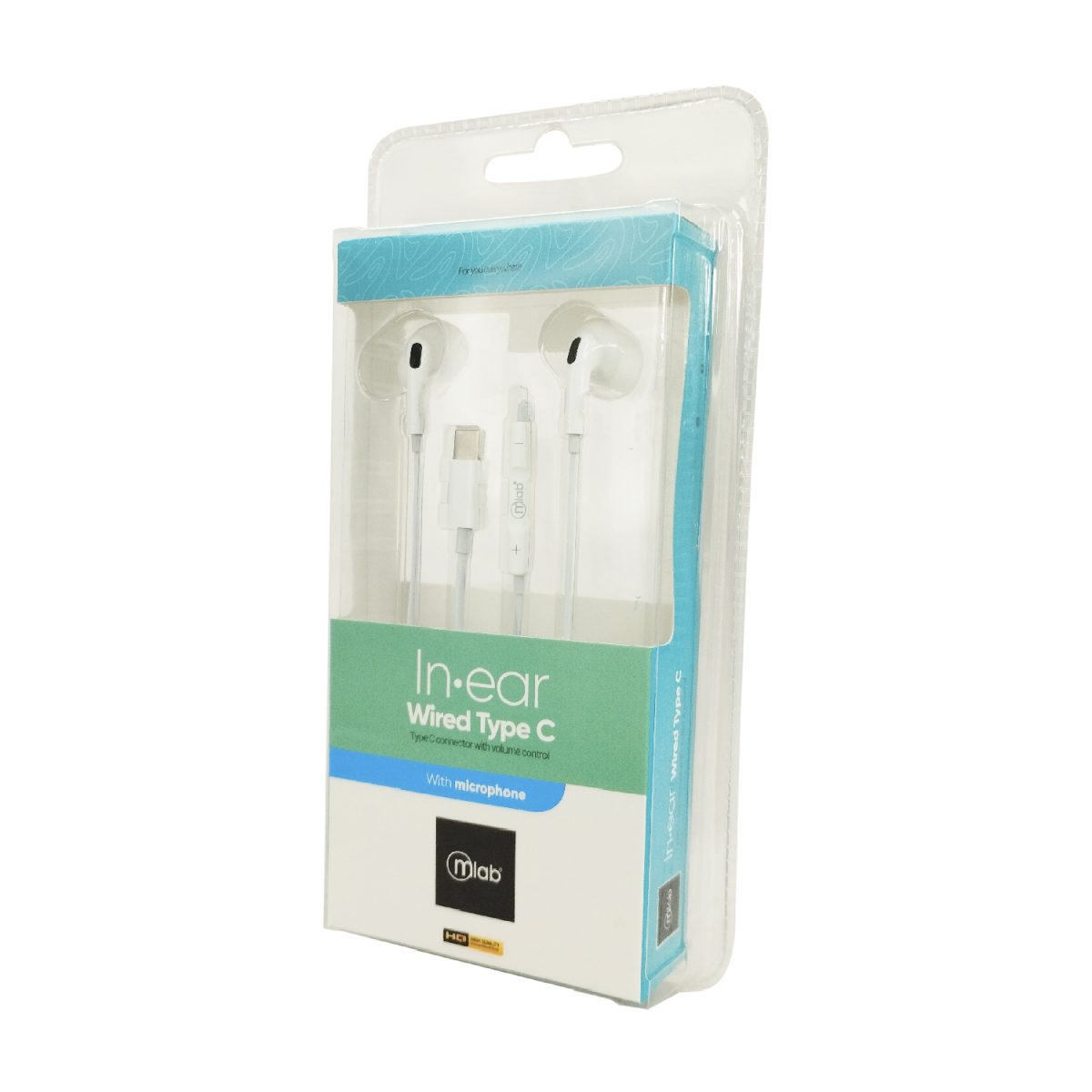 AUDIFONO MANOS LIBRES BLANCO TIPO C 8977 MLAB - Imagen 3