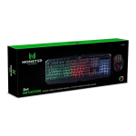 Teclado+mouse Gamer Monster K4124 - Imagen 4