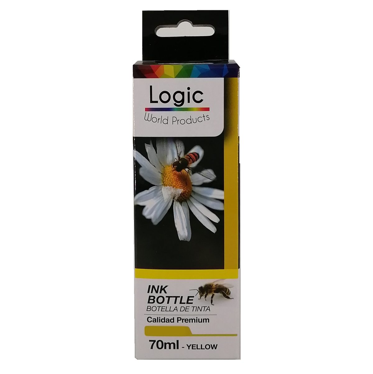 TINTA BOTELLA COMPATIBLE EPSON YELLOW/AMARILLO 70ML T5044Y - Imagen 1