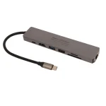 ADAPTADOR USB C A RJ45/MICSD/USB/HDMI 7 EN 1 TM-100550 TECMASTER - Imagen 2
