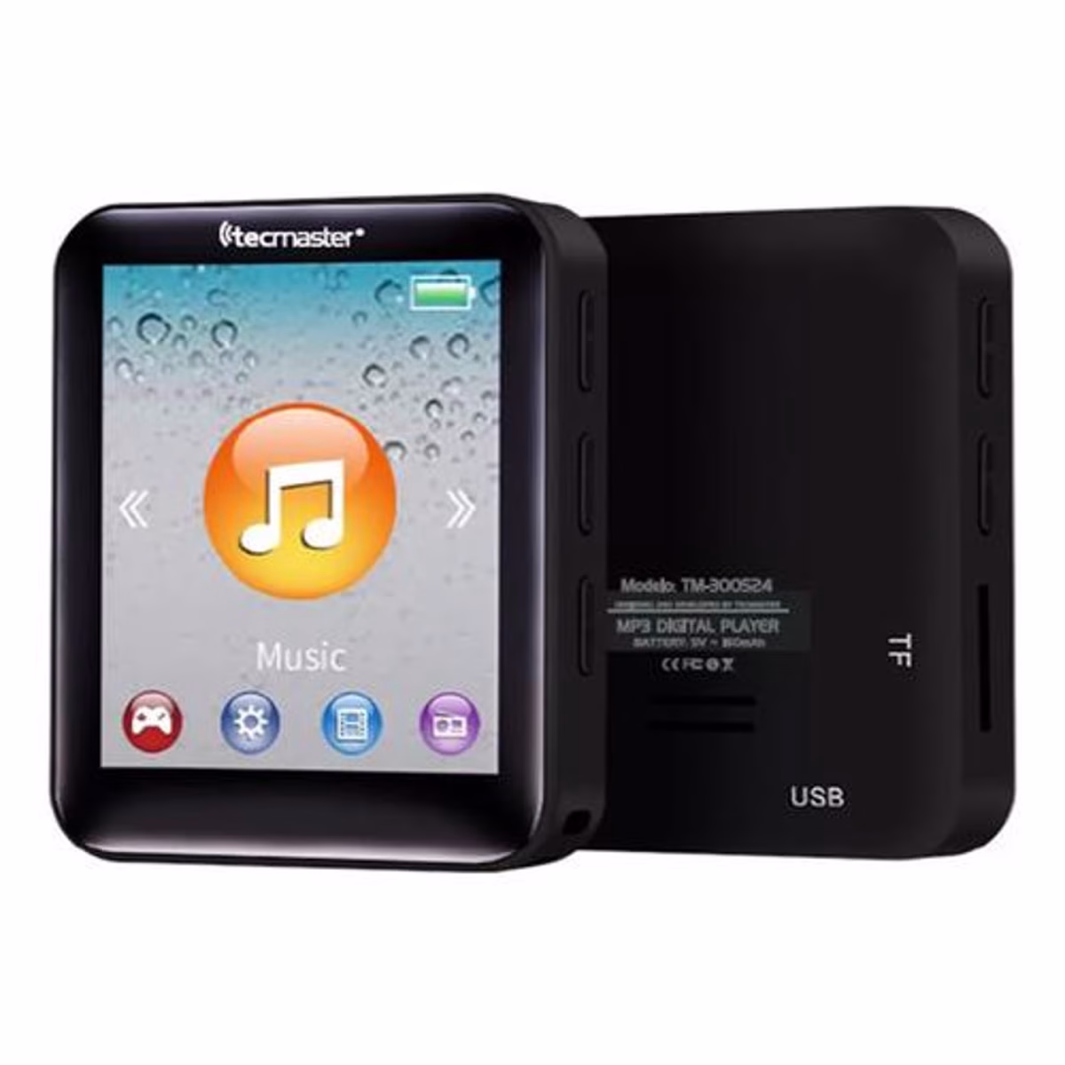 MP3 16GB BLUETOOTH TOUCH TM-300524 TECMASTER - Imagen 1