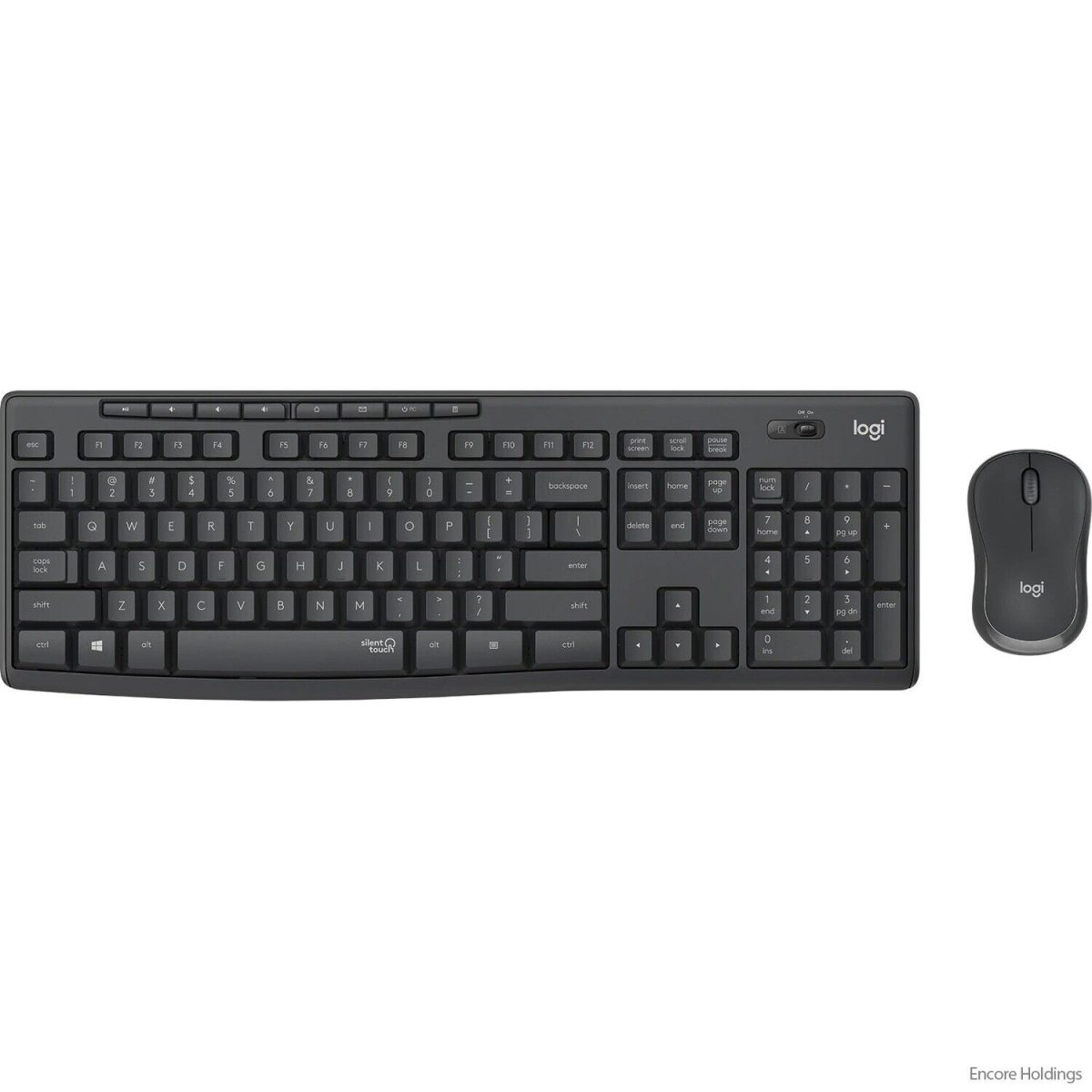 TECLADO PC Y MOUSE INALAMBRICO MK295 SILENT LOGITECH - Imagen 1