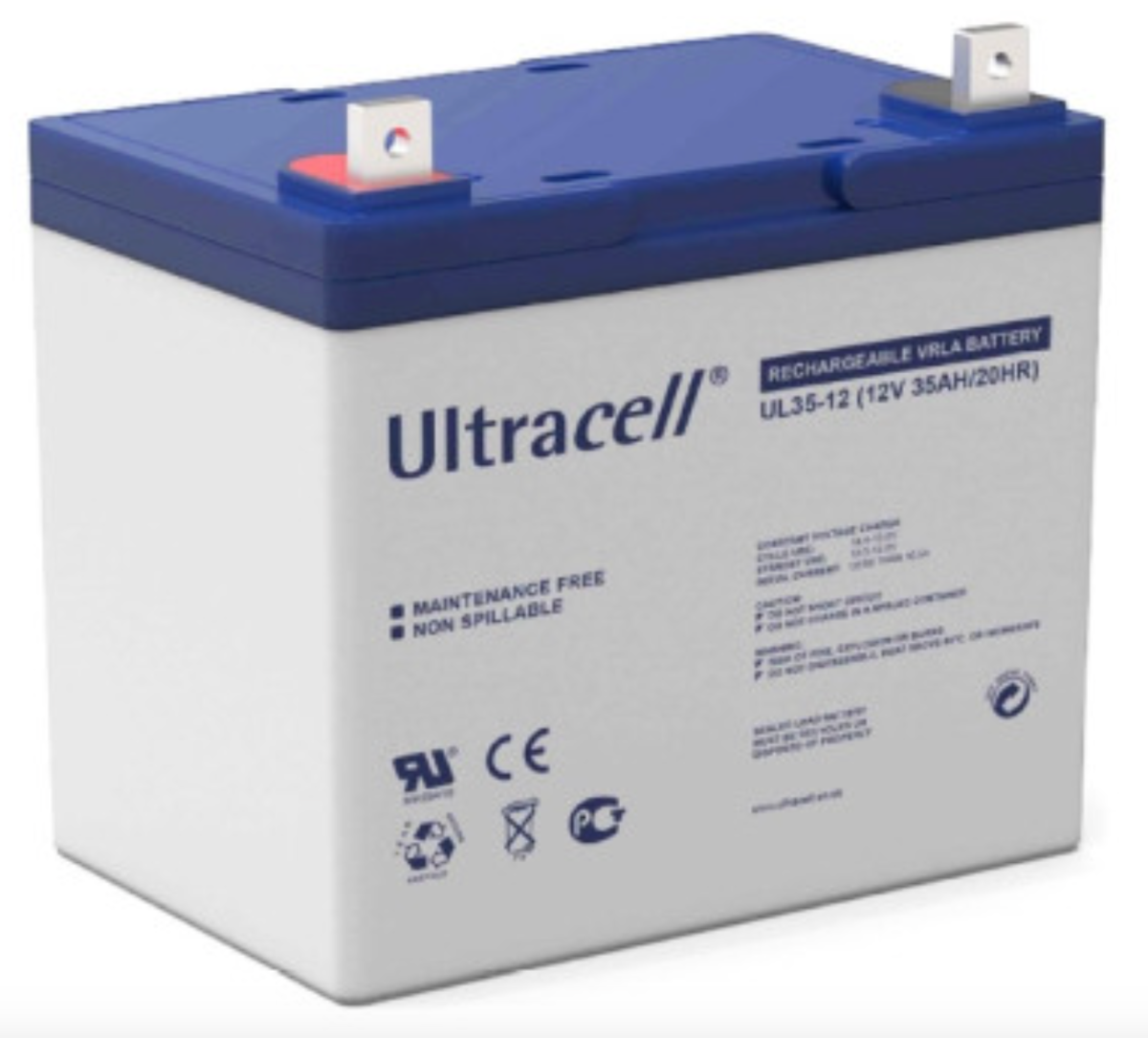 BATERIA DE GEL 12V 35A F5 ULC35-12 ULTRACELL - Imagen 1