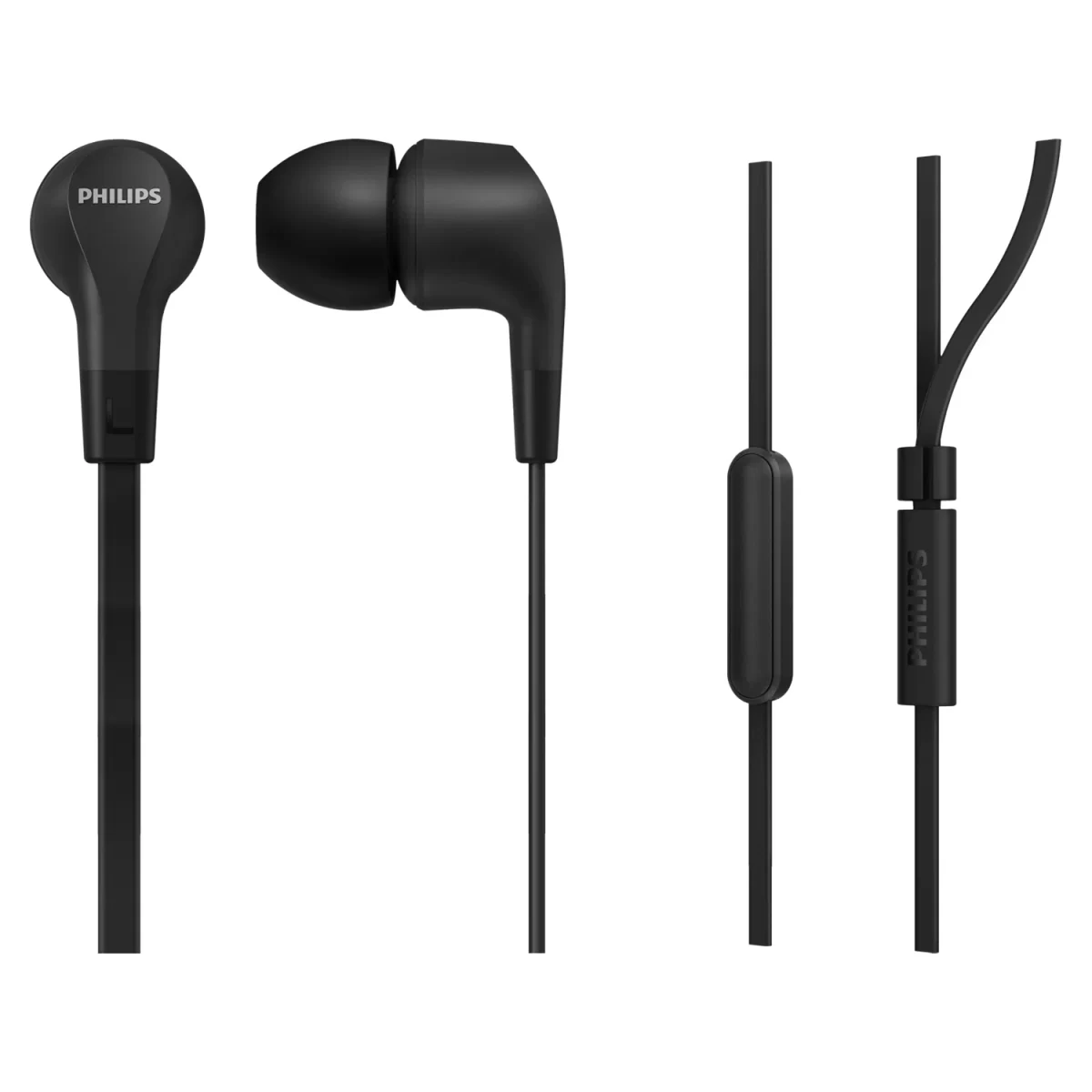 AUDIFONO MANOS LIBRES NEGRO TAE1105BK PHILIPS - Imagen 1
