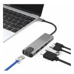 ADAPTADOR USB A RJ45 5 EN UNO TIPO C - Imagen 2