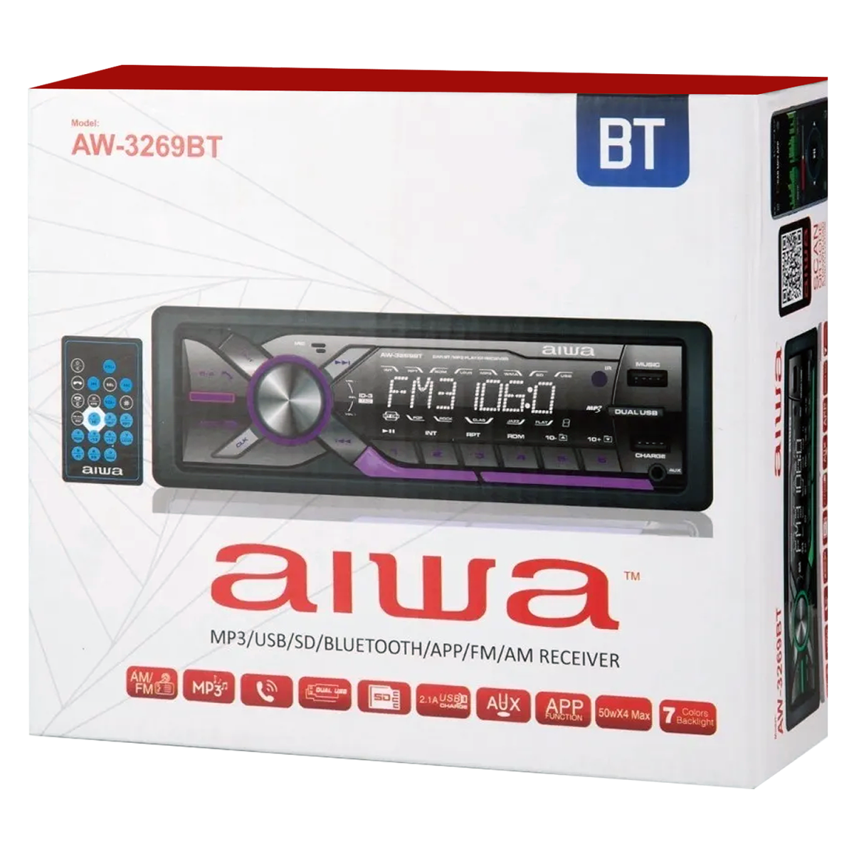RADIO AUTOMOVIL 3269 AIWA - Imagen 1