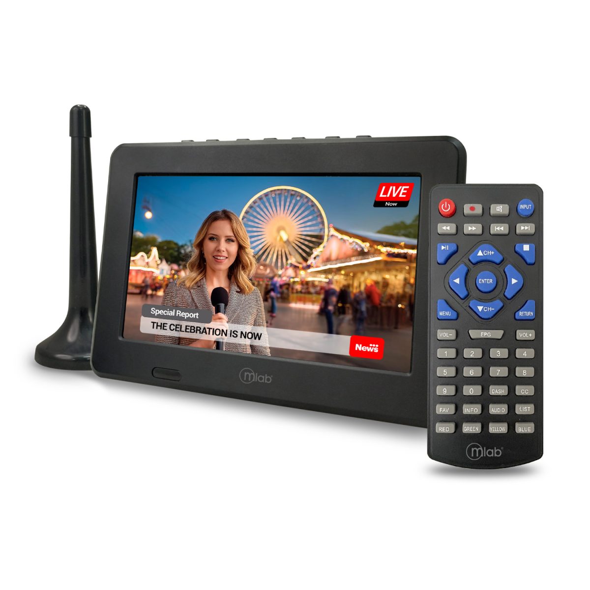 TV DIGITAL 7" ISDB-T MLAB - Imagen 2