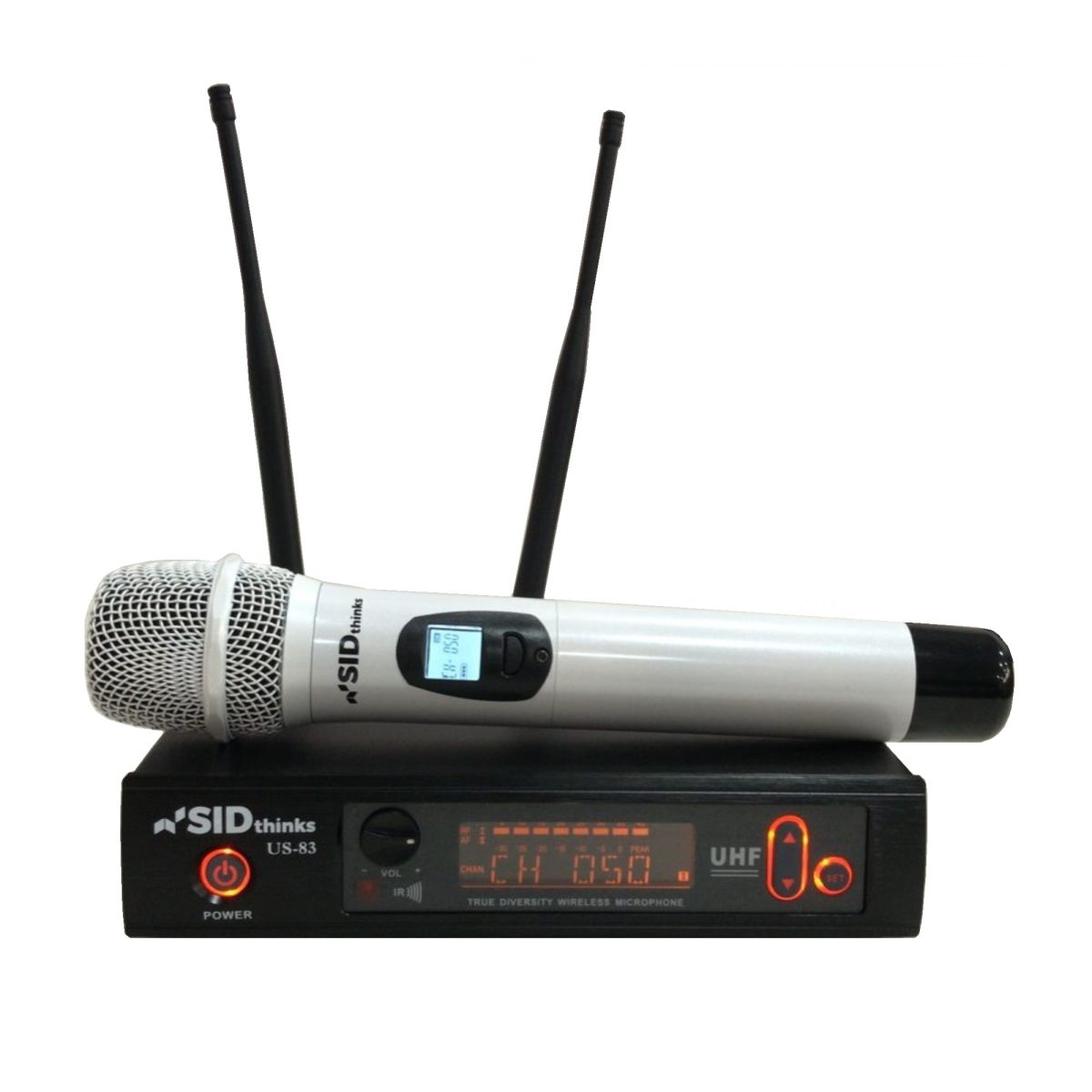 MICROFONO DE MANO INALAMBRICO UHF US-83 ID THINKS - Imagen 1